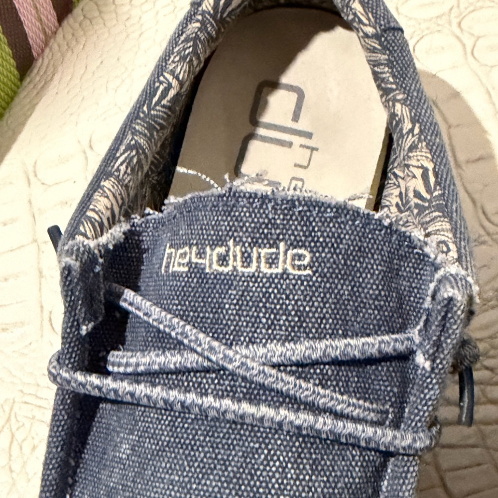 Hey Dude Women's Loafers - Denim Blue - Picture 4 of 8